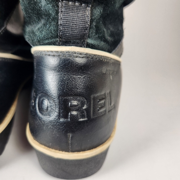 SOREL Women's Tivoli II Boots Size 9 Black Waterproof Lace Up Snow Winter - Picture 12 of 13